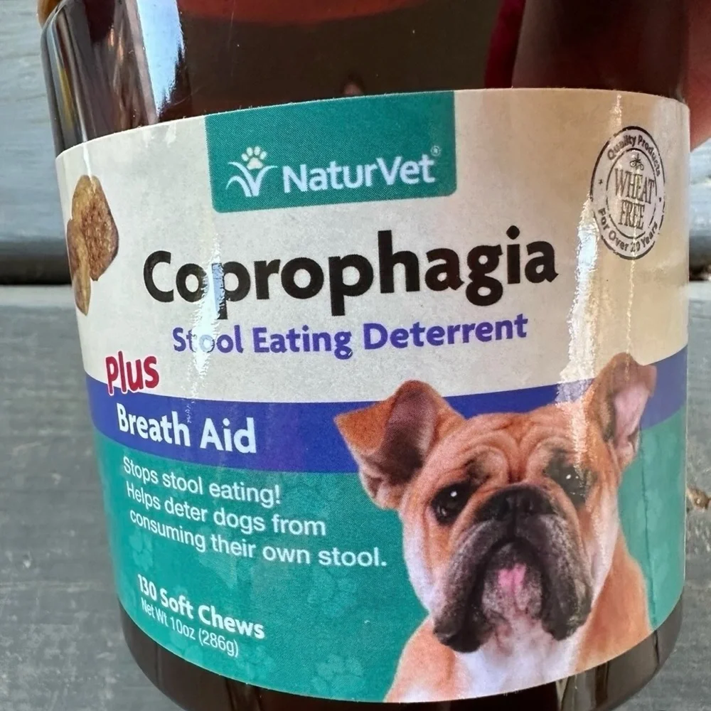 Coprophagia Stool Eating Deterrent for Dogs - Brown